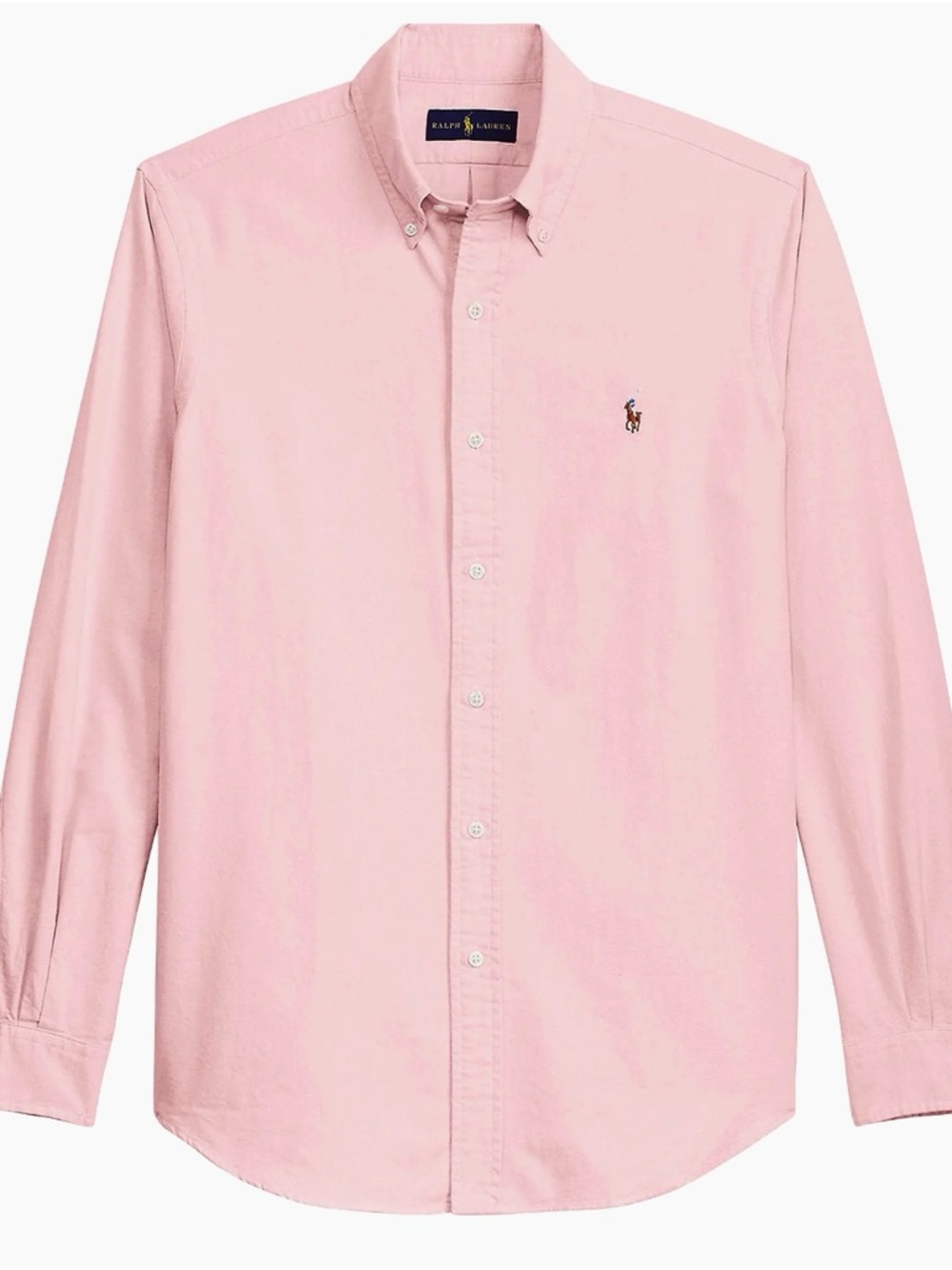 Ralph Lauren Pink Button-Down Oxford Shirt